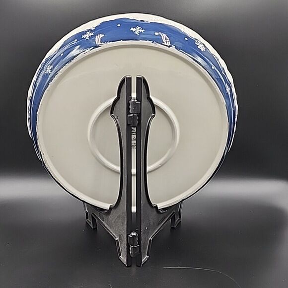 St Nicholas Square Snow Friends Collection Round Bowl 12" x 2.25" - Picture 5 of 8